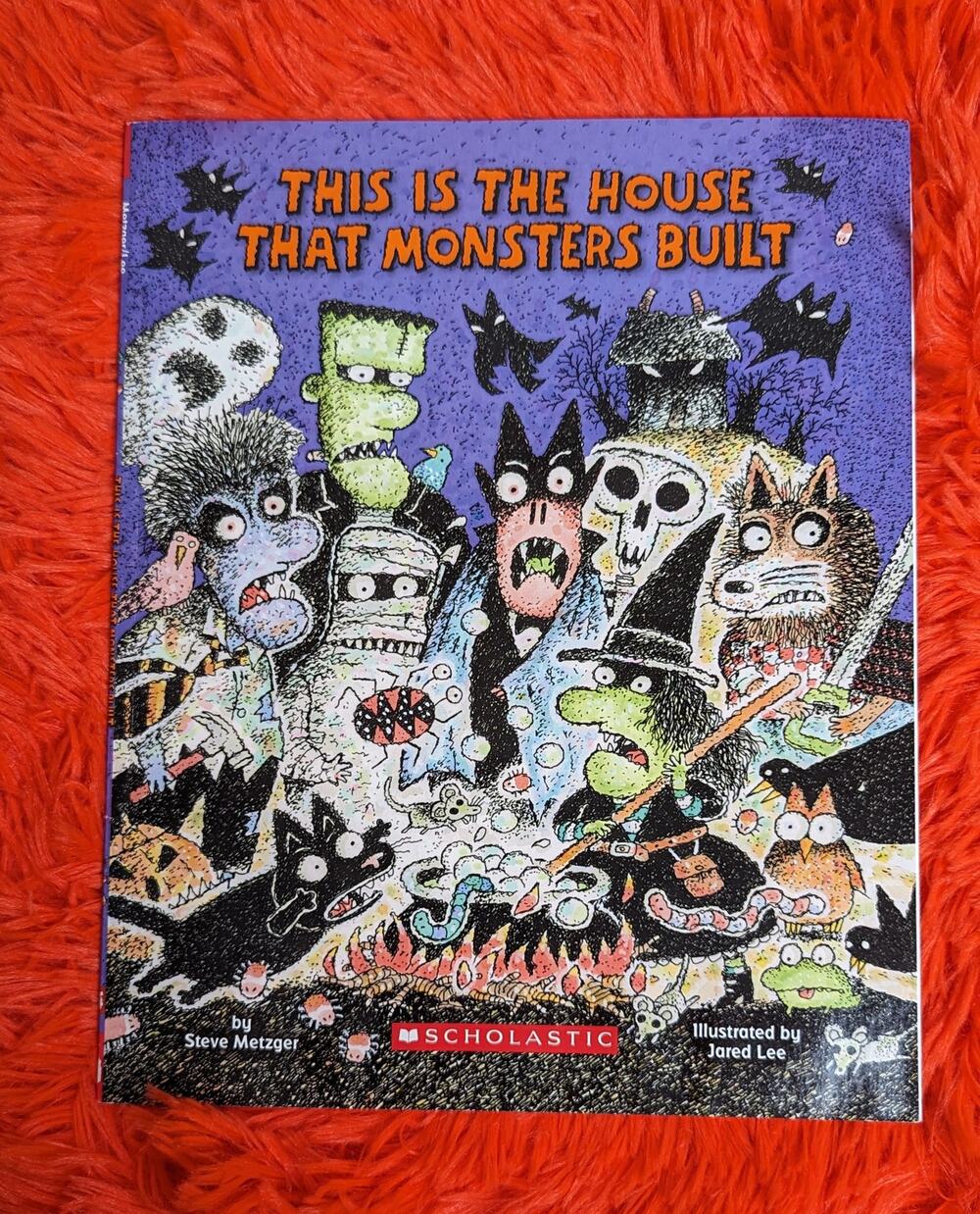 NWT 2016 Scholastic This Is The House That Monsters Built S. Metzger PB Age 3-5